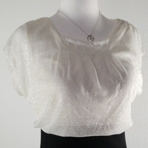 Sweet Storm Glittery Top and Pleted Dress - NWOT